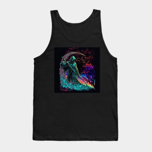 Psychedelic Grim Reaper 2 Tank Top